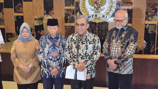 Pimpinan MPR RI (SinPo.id/Galuh Ratnatika)