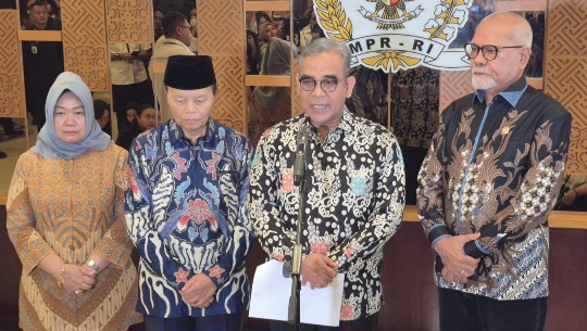 Pimpinan MPR RI (SinPo.id/Galuh Ratnatika)