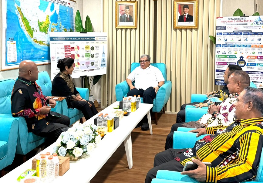 Pertemuan MRP Papua dengan Wamen PKP Fahri Hamzah (SinPo.id/ Dok. Pribadi)