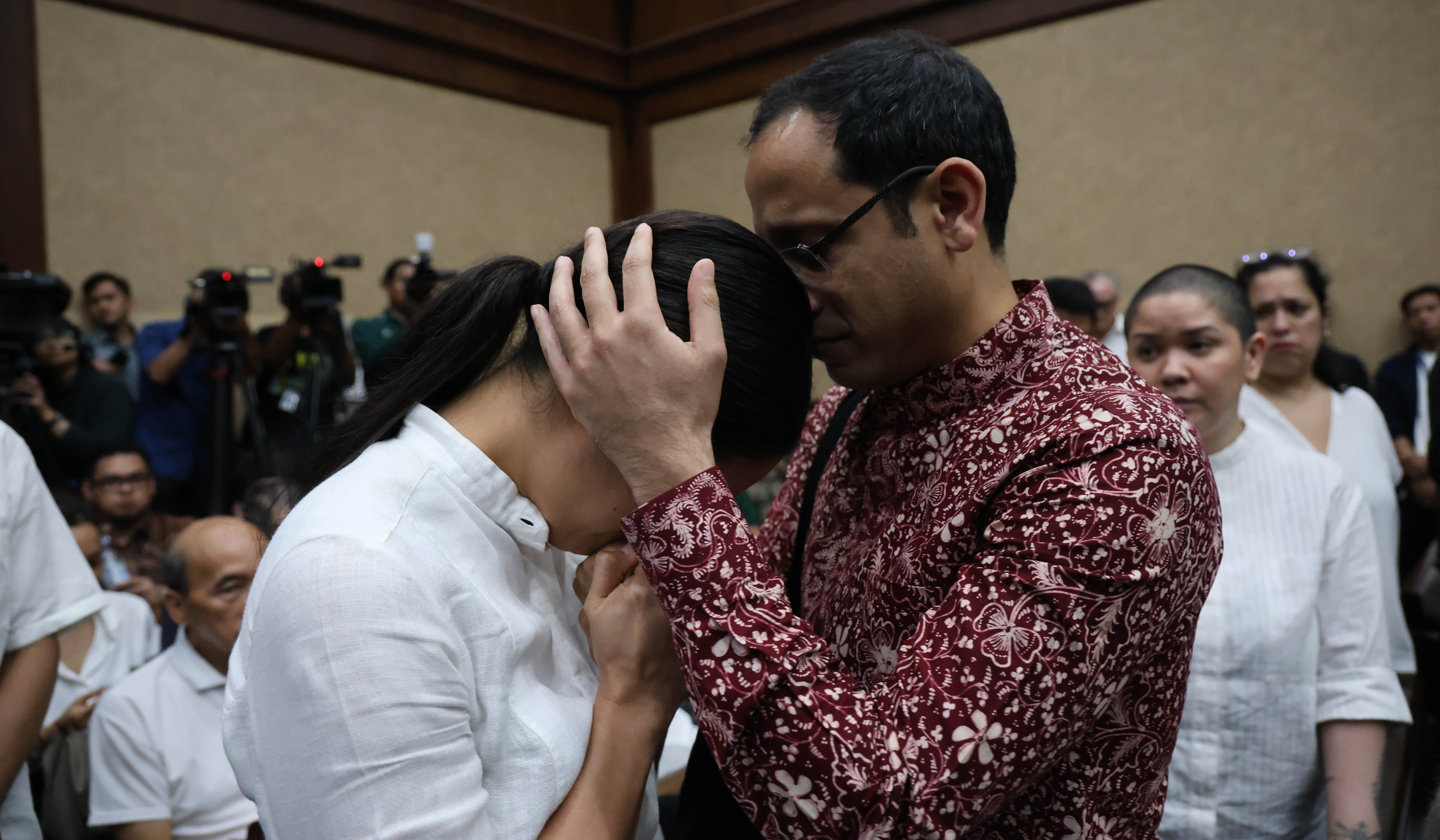 Nadiem Makarim, saat akan menjalani sidang tuntutan. (Agus Priatna/SinPo.id)