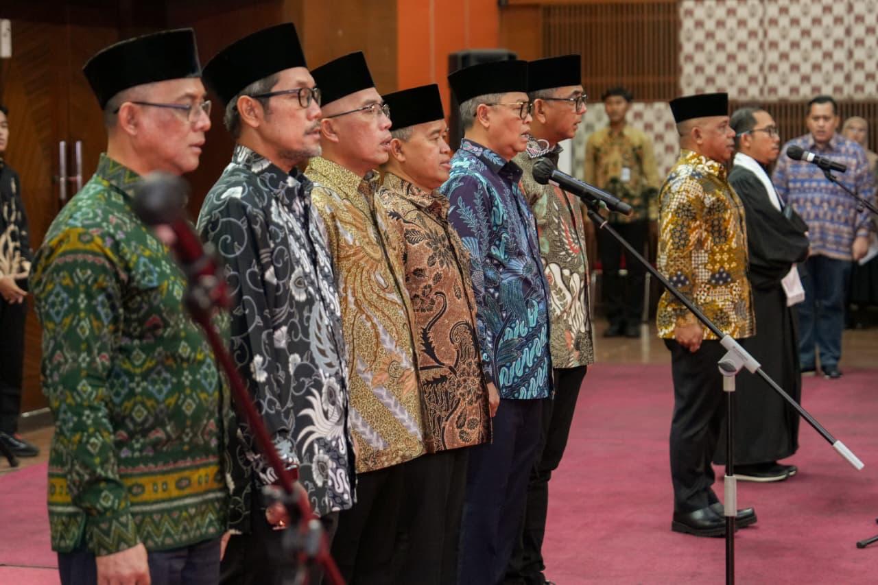 Pelantikan pejabat eselon I Kementrian PU (Sinpo.id/tim media)