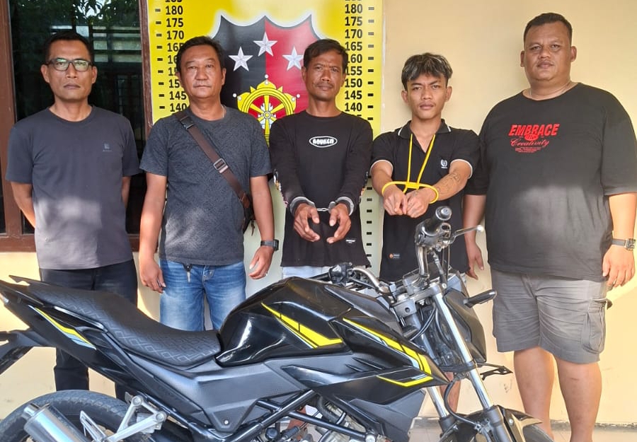 Pelaku curanmor di Simalungun (SinPo.id/ Humas Polri)