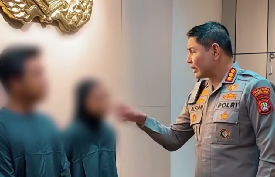 Pasutri pemilik WO yang ditangkap (SinPo.id/ Istimewa)