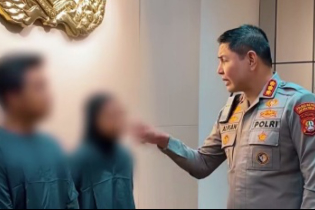 Polisi tangkap pasutri penipu wedding Organizer di Jaktim (SinPo.id/istimewa)