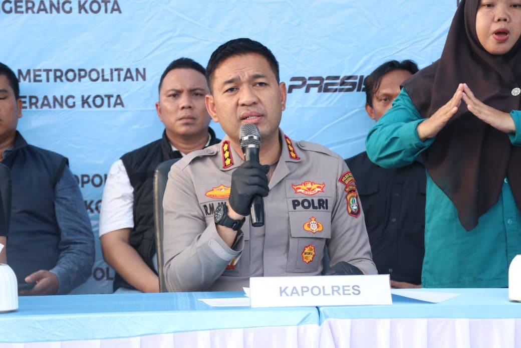Kapolres Metro Tangerang Kota Kombes Pol Raden Muhammad Jauhari (SinPo.id/ Humas Polda Metro Jaya)