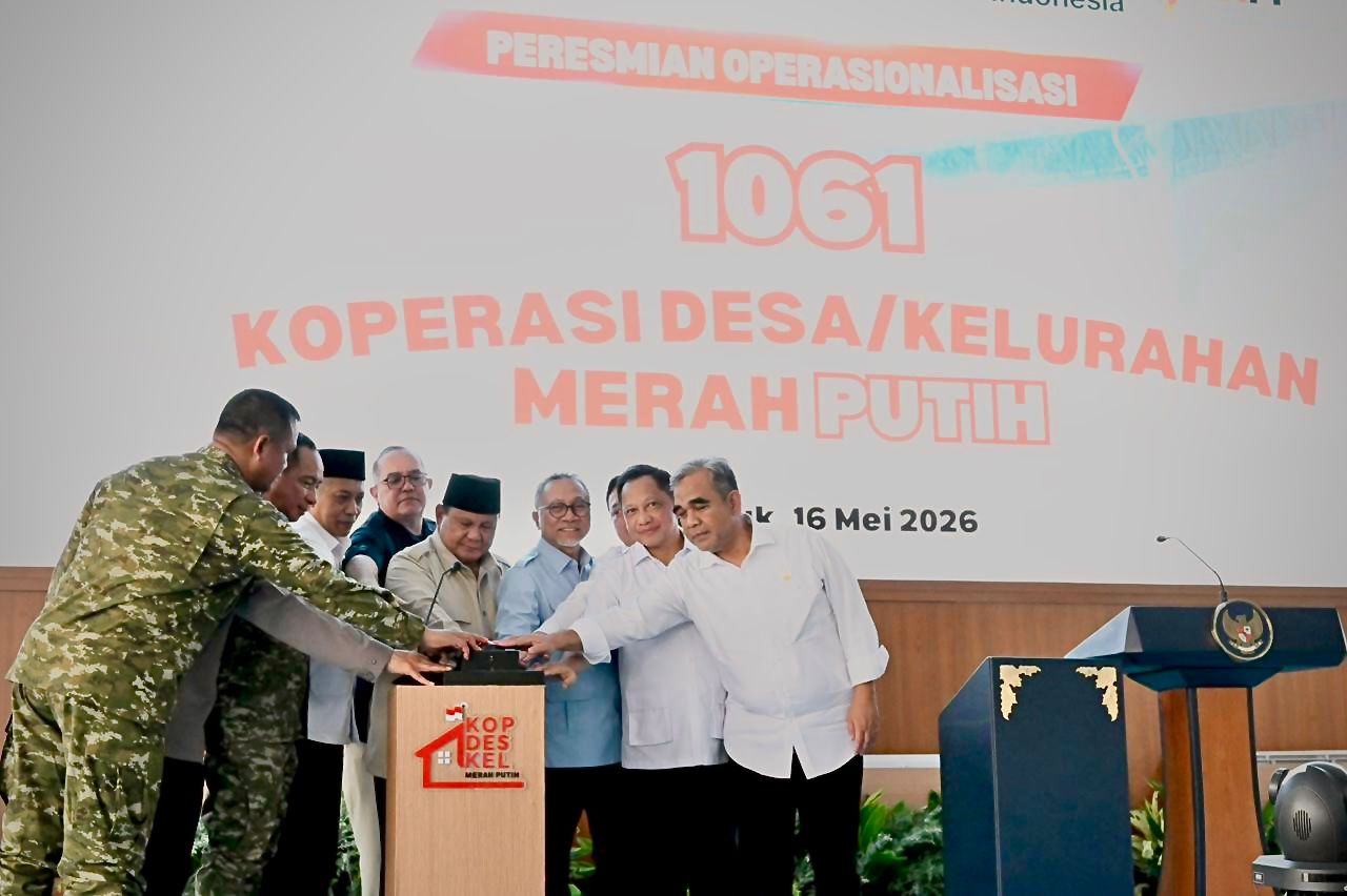 Peresmian operasionalisasi 1.061 KDKMP oleh Presiden Prabowo Subianto (SinPo.id/ Dok. Kemenkop)