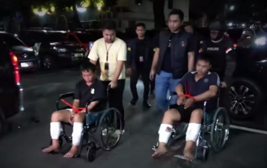 Dua curanmor yang ditangkap di kawasan Jakarta Timur (SinPo.id/Dok.Resmob PMJ)