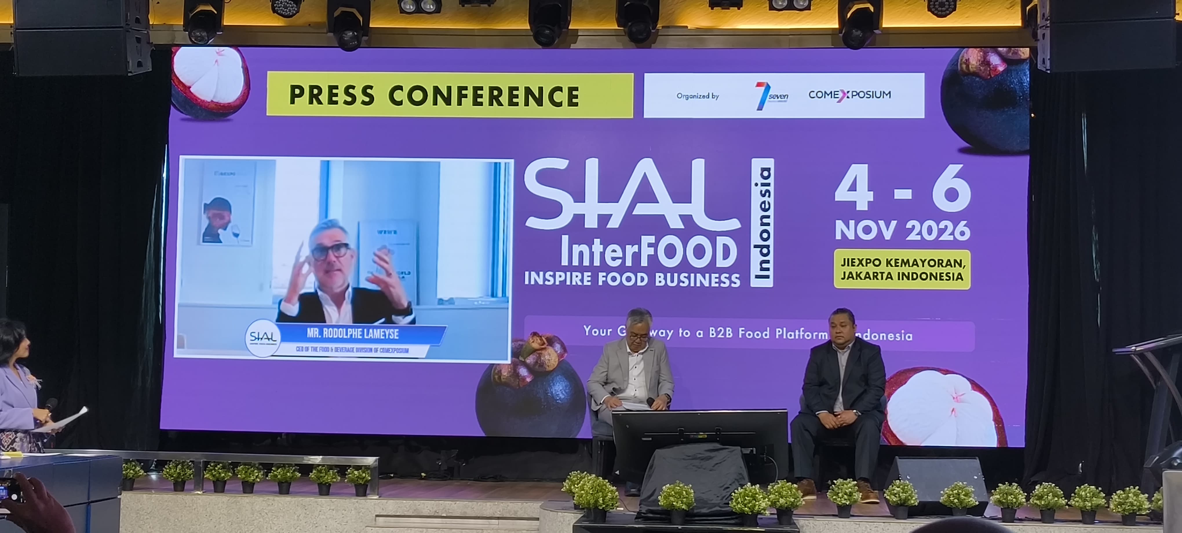 Konferensi pers SIAL Interfood yang akan digelar 4-6 November di JIExpo Kemayoran. (SinPo.id/Tio)