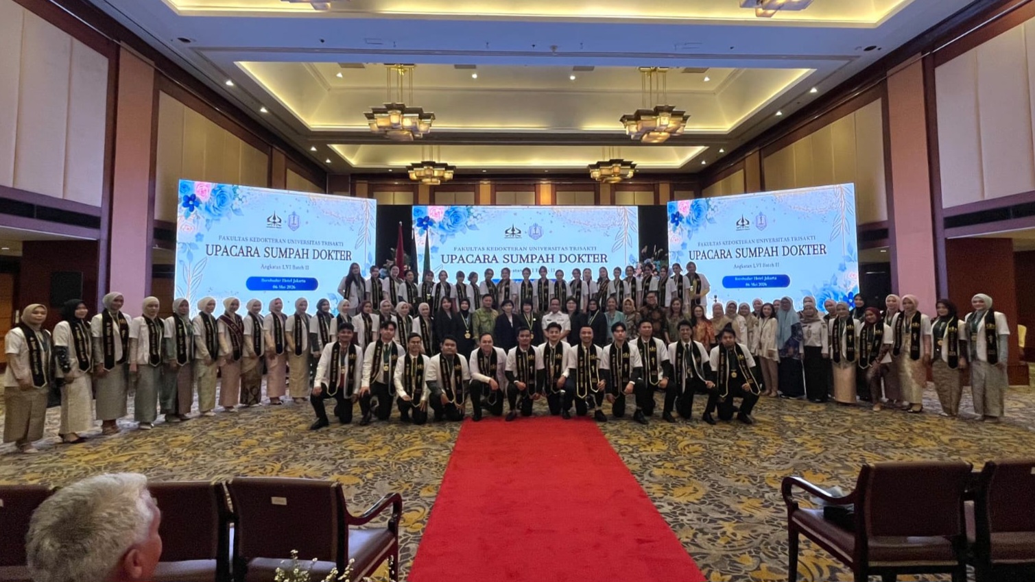 Pelantikan dan Pengambilan Sumpah Dokter Periode LVI-II Tahun 2026 Fakultas Kedokteran Universitas Trisakti (SinPo.id/Istimewa)