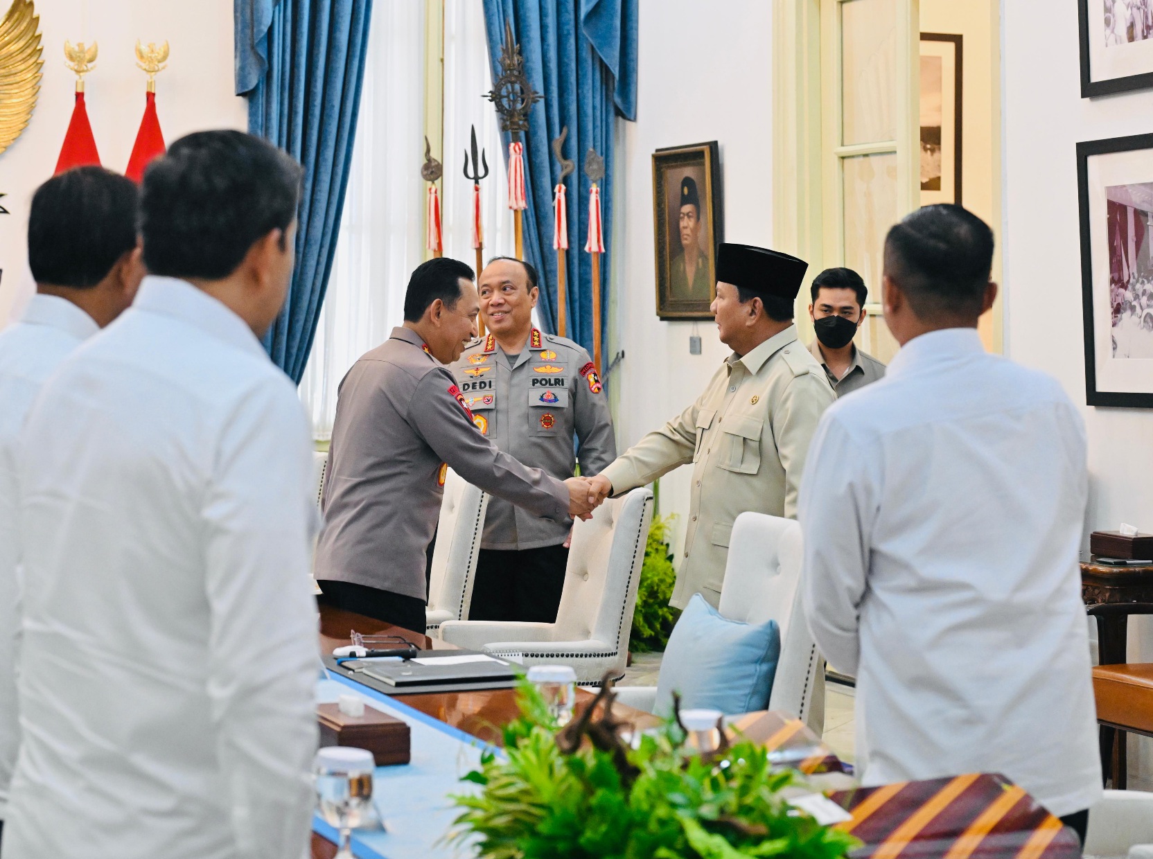 Kapolri bertemu Presiden Prabowo, Pastikan Rekomendasi Reformasi Segera Dieksekusi (SinPo.id/Biro Setpres)