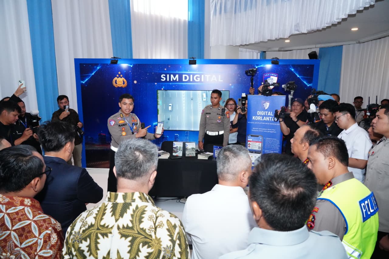 Peluncuran sejumlah layanan digital Polri (SinPo.id/Dok.Polri)