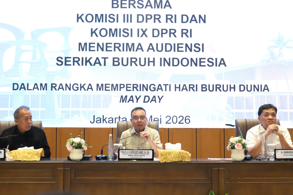 Wakil Ketua DPR Sufmi Dasco Ahmad. (SinPo.id/Tio)