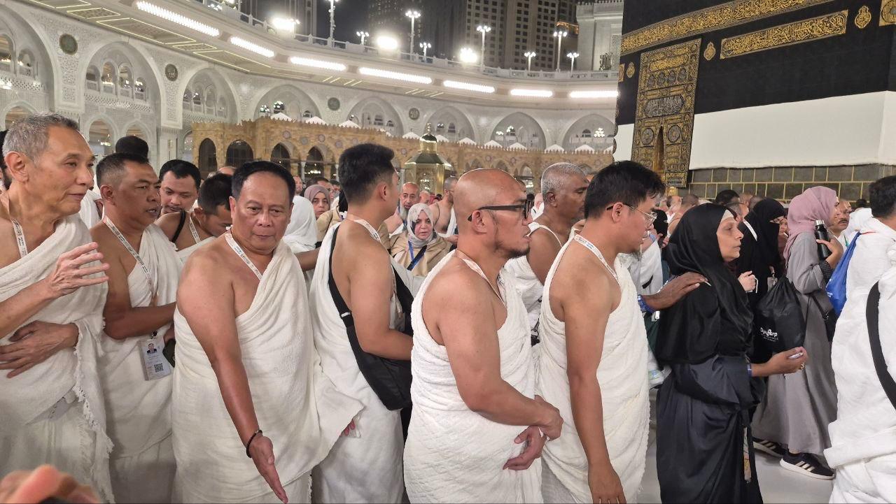 Pengusaha Nasional Yusuf Hamka bersama sejumlah tokoh di Arab Saudi (Foto: SinPo.id/Kemenhaj RI)