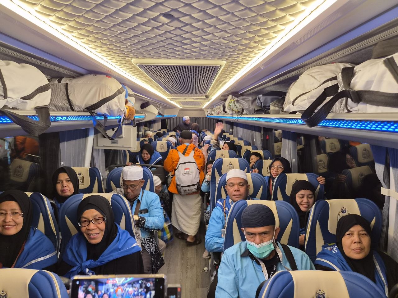 Jemaah haji RI mulai dipulangkan ke Tanah Air (SinPo.id/Kemenhaj)