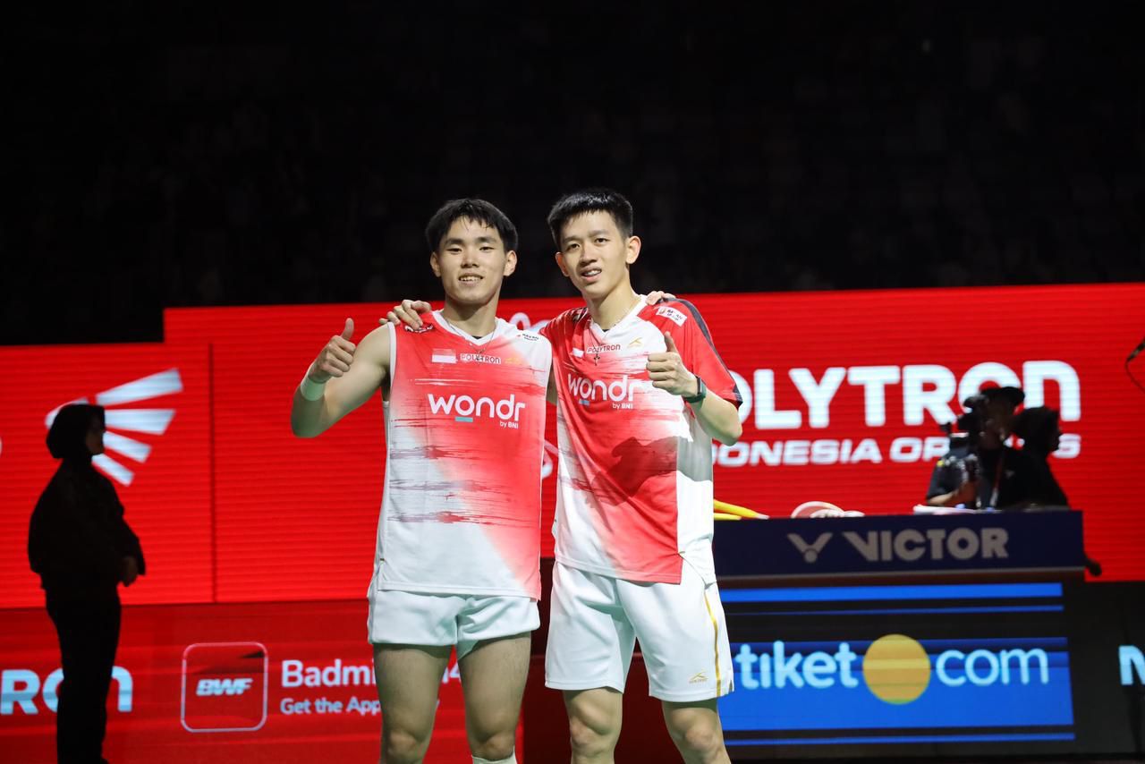 Raymond/Joaquin ke partai final Indonesia Open 2026 (SinPo.id/Istimewa)