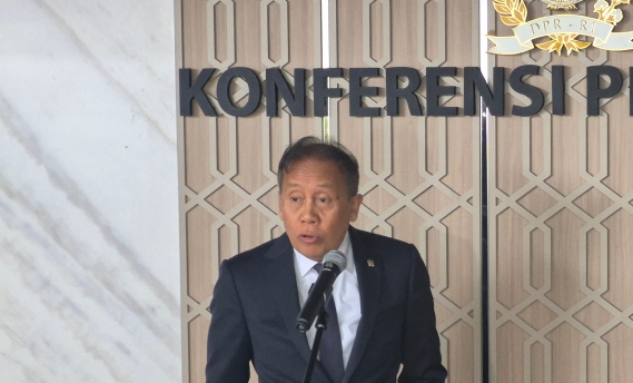 Wakil Ketua DPR RI Saan Mustopa (SinPo.id/ Galuh Ratnatika)