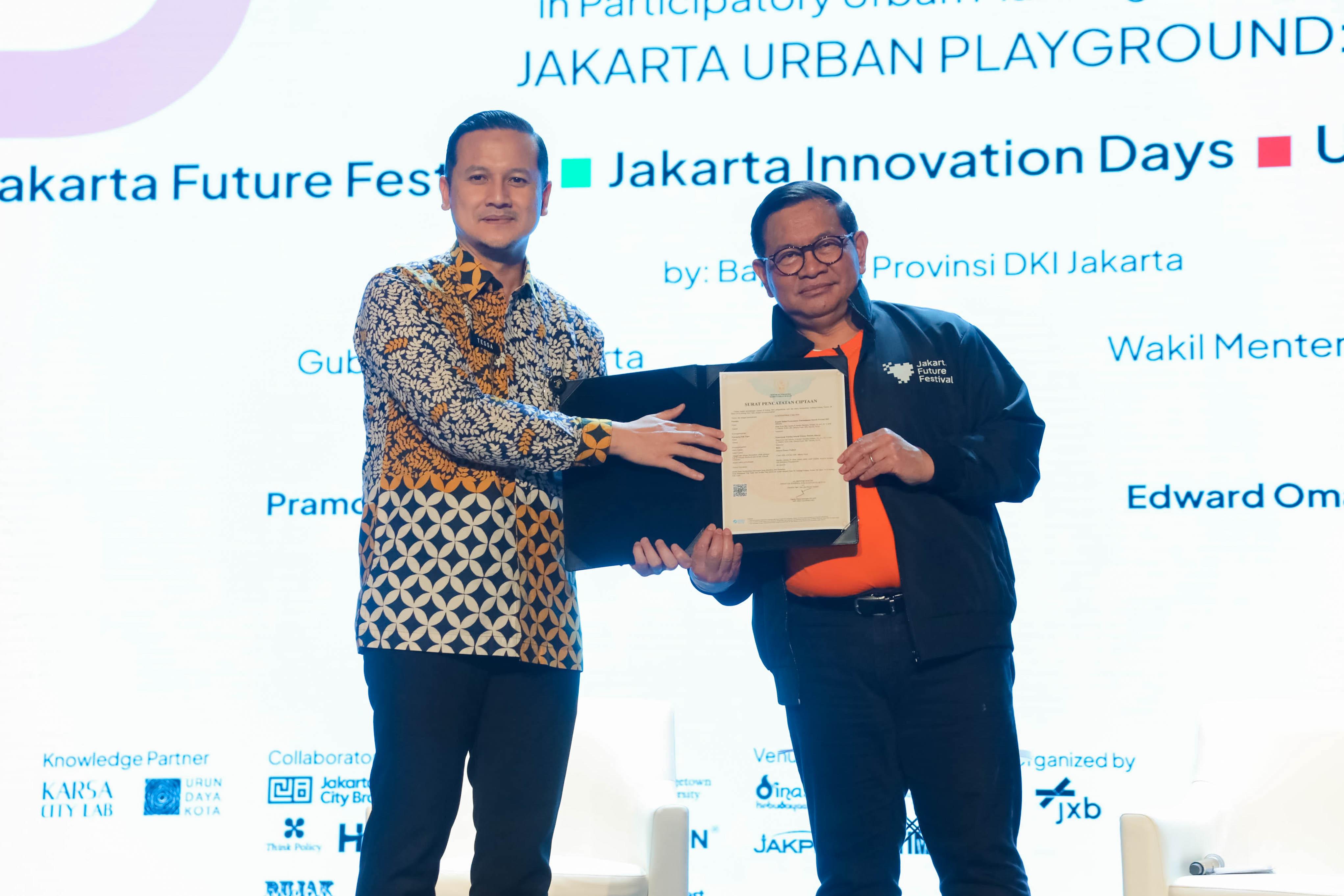 Gubernur DKI Jakarta Pramono Anung di acara JFF 2026 (SinPo.id/Pemprov DKI Jakarta)