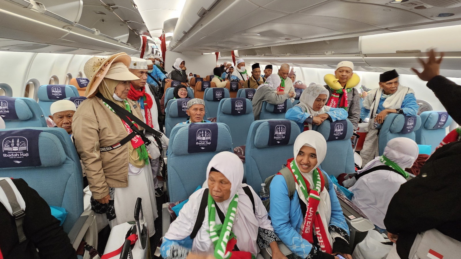 Fase kepulangan jemaah haji Indonesia ke Tanah Air (SinPo.id/Kemenhaj)