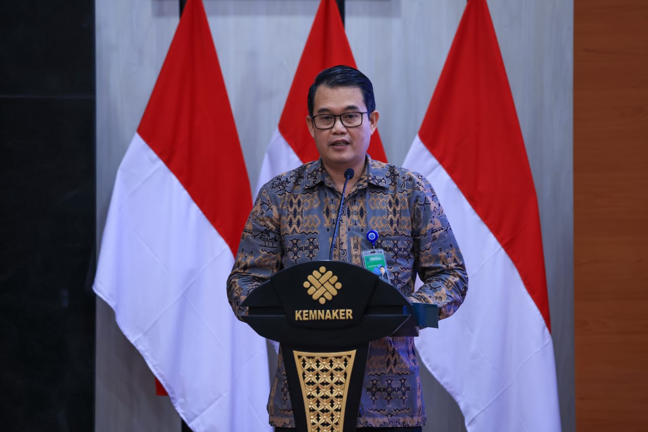 Direktur Jenderal Pembinaan Pelatihan Vokasi dan Produktivitas (Binalavotas) Kemnaker, Darmawansyah (SinPoid/Kemnaker)