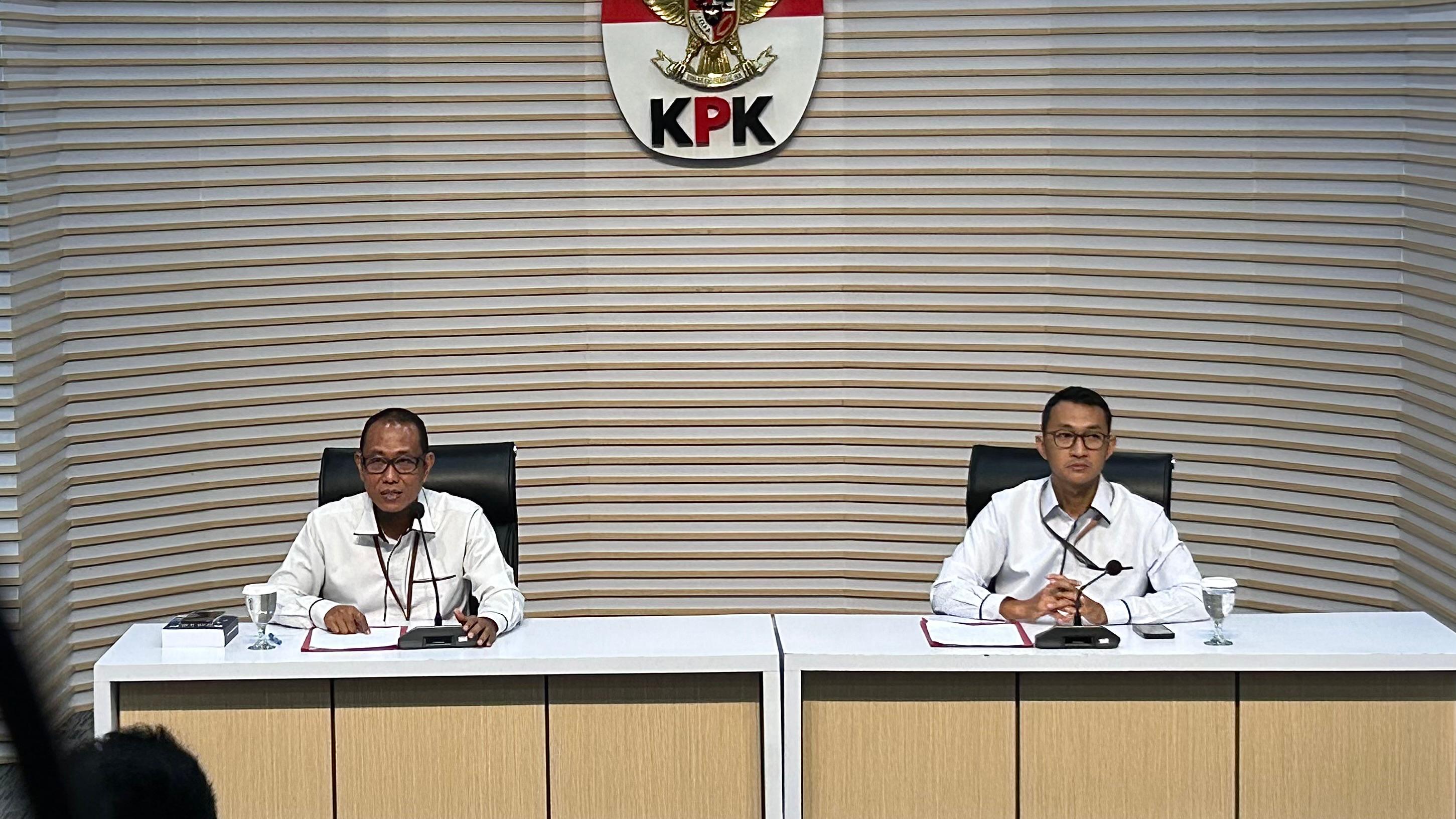 Konferensi pers penetapan direktur Maktour tersangka korupsi kouta haji (SinPo.id/ David)