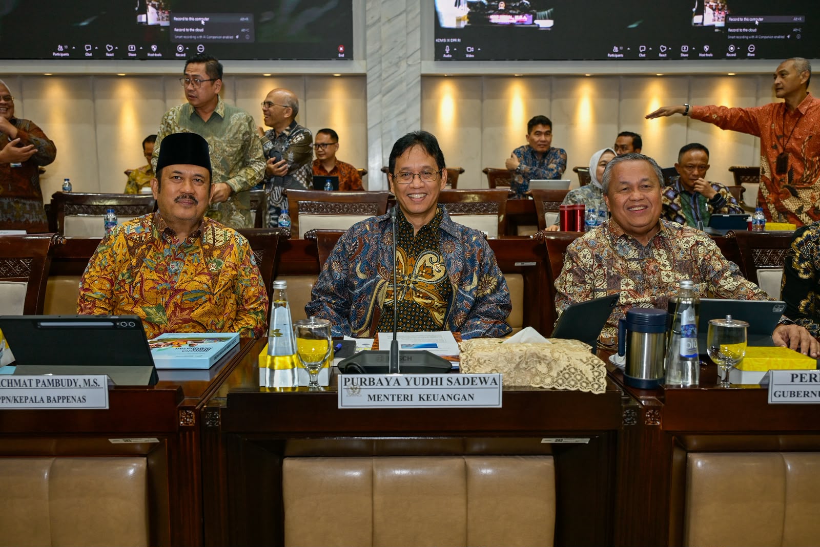 Menkeu saat paparan kinerja APBN. (Agus Priatna/SinPo.id)