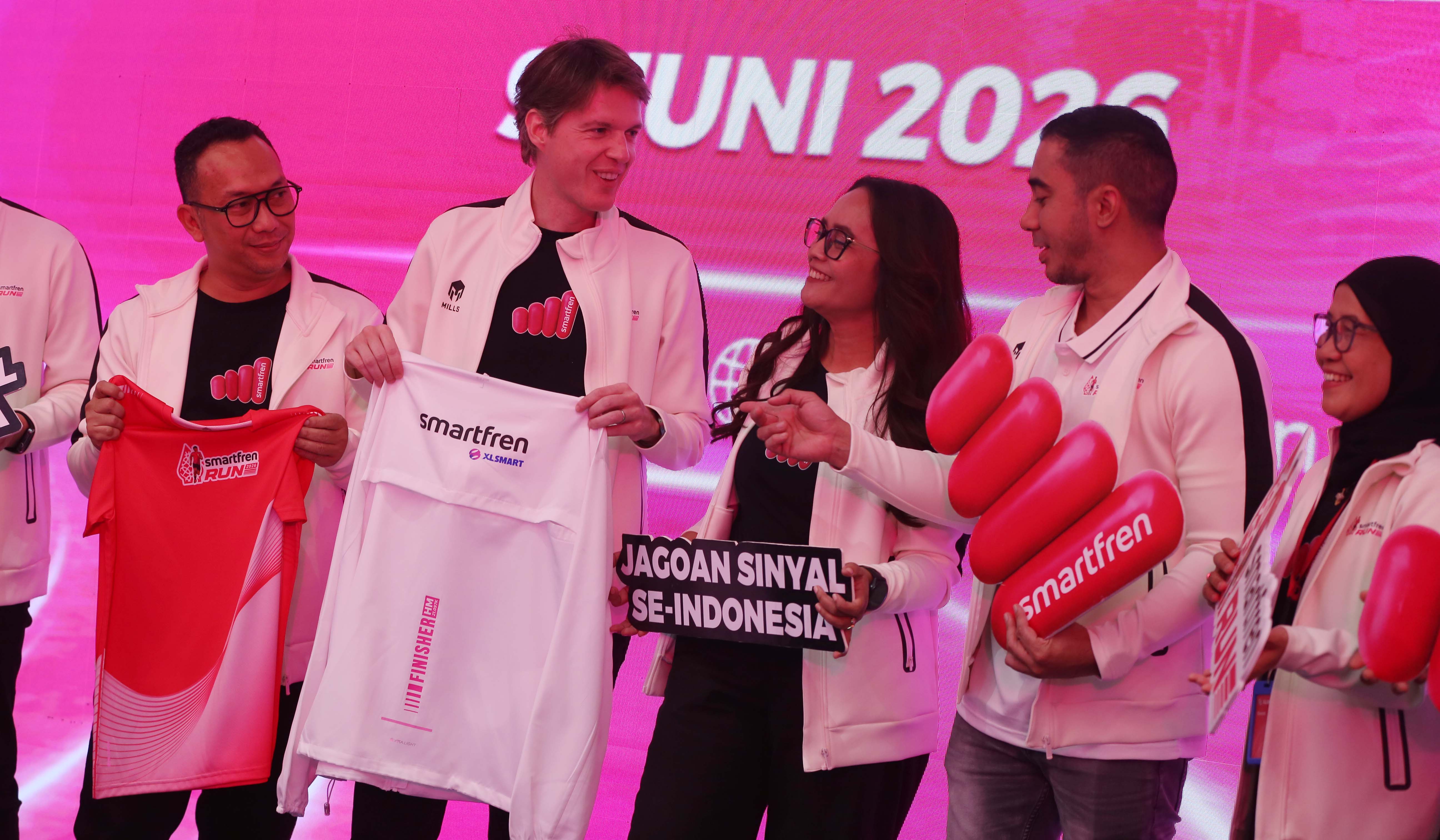 Peluncuran SMARTFREN Jagoan Sinyal. (Agus Priatna/SinPo.id)
