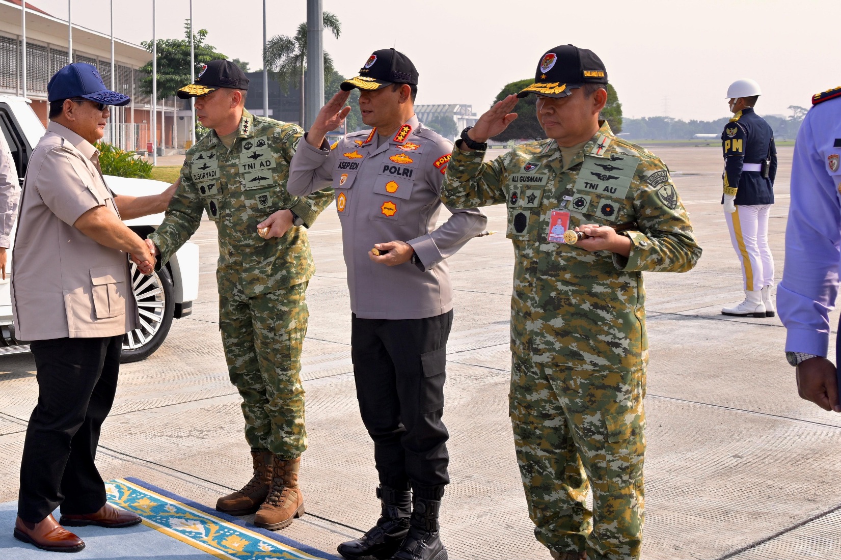 Presiden Prabowo Bertolak ke Lampung, Resmikan Rumah Sakit dan Buka Munas HIPMI XVIII (SinPo id/Biro Setpres)