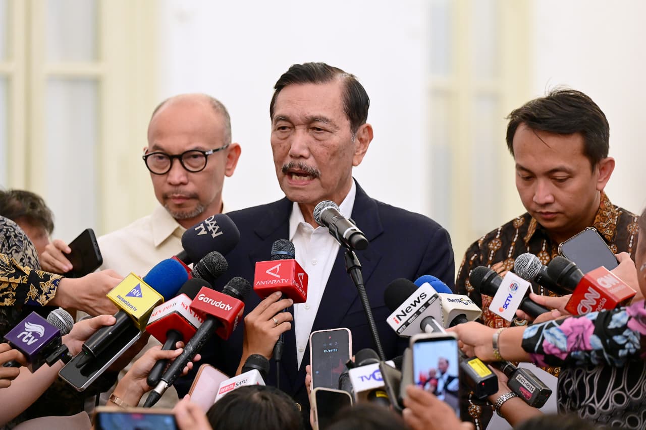 Ketua DEN Luhut Binsar Panjaitan (SinPo.id/Biro Setpres)