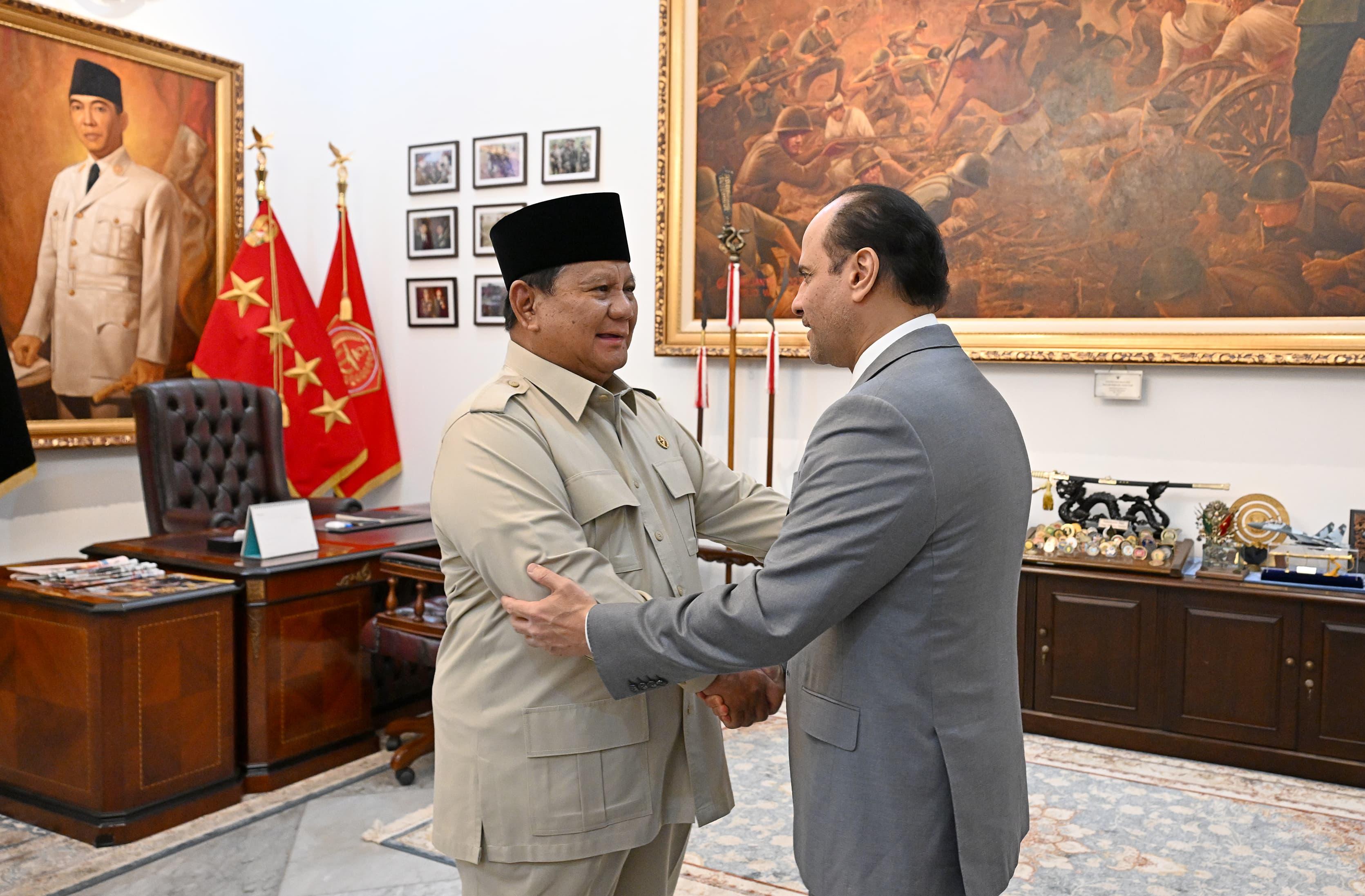 Presiden Prabowo Terima Kunjungan Wakil Perdana Menteri Qatar, Sheikh Saoud (SinPo.id/Biro Setpres)