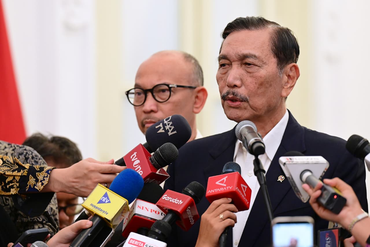 Ketua DEN Luhut Binsar Panjaitan (SinPo.id/Biro Setpres)