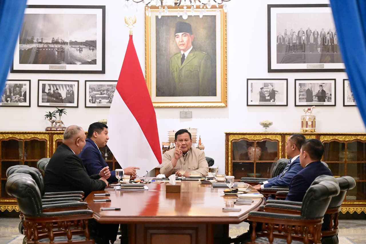 Presiden Prabowo Terima Laporan Program Bedah Rumah dan Rumah Subsidi (SinPo.id/Biro Setpres)
