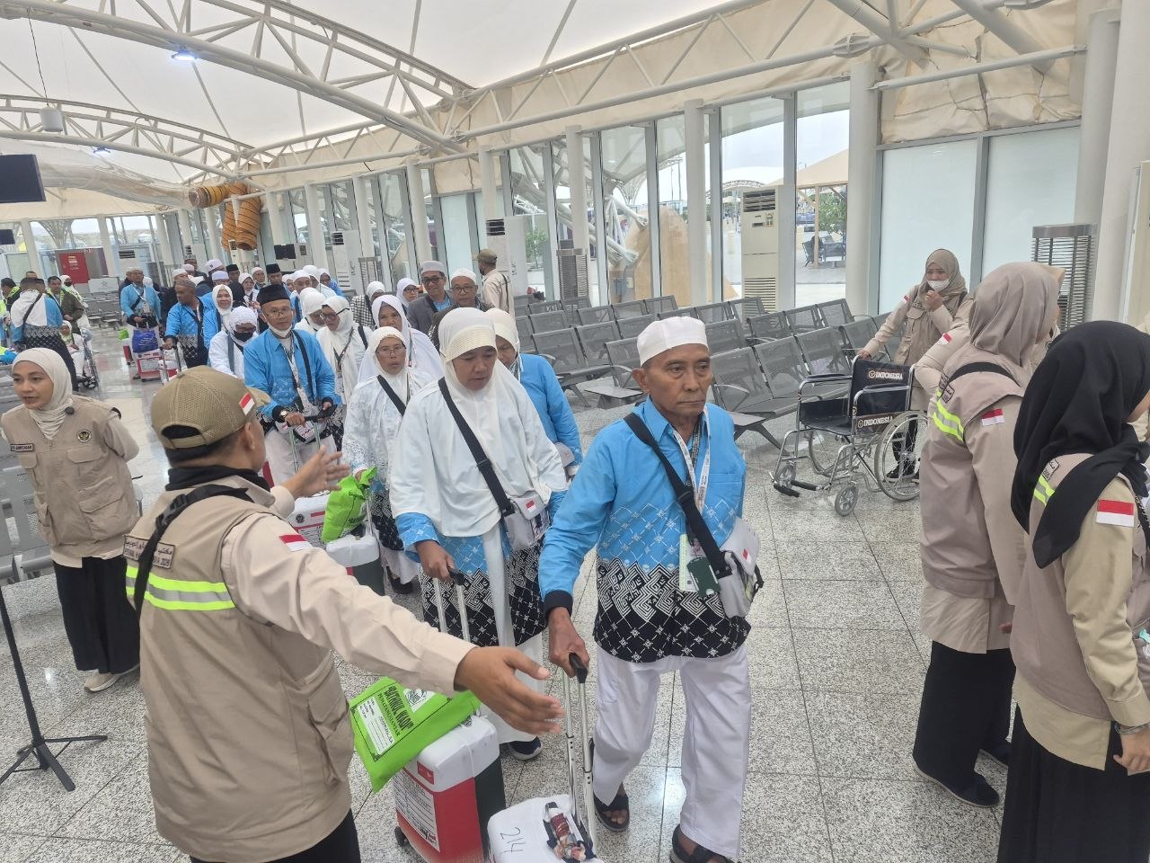 Jemaah haji Indonesia (SinPo.id/Kemenhaj)