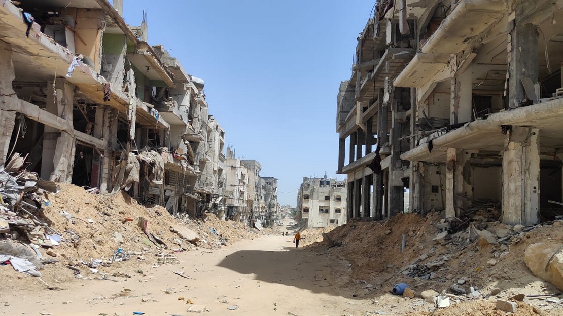 Kondisi Gaza yang porak poranda (SinPo.id/ Handicap Internasional)