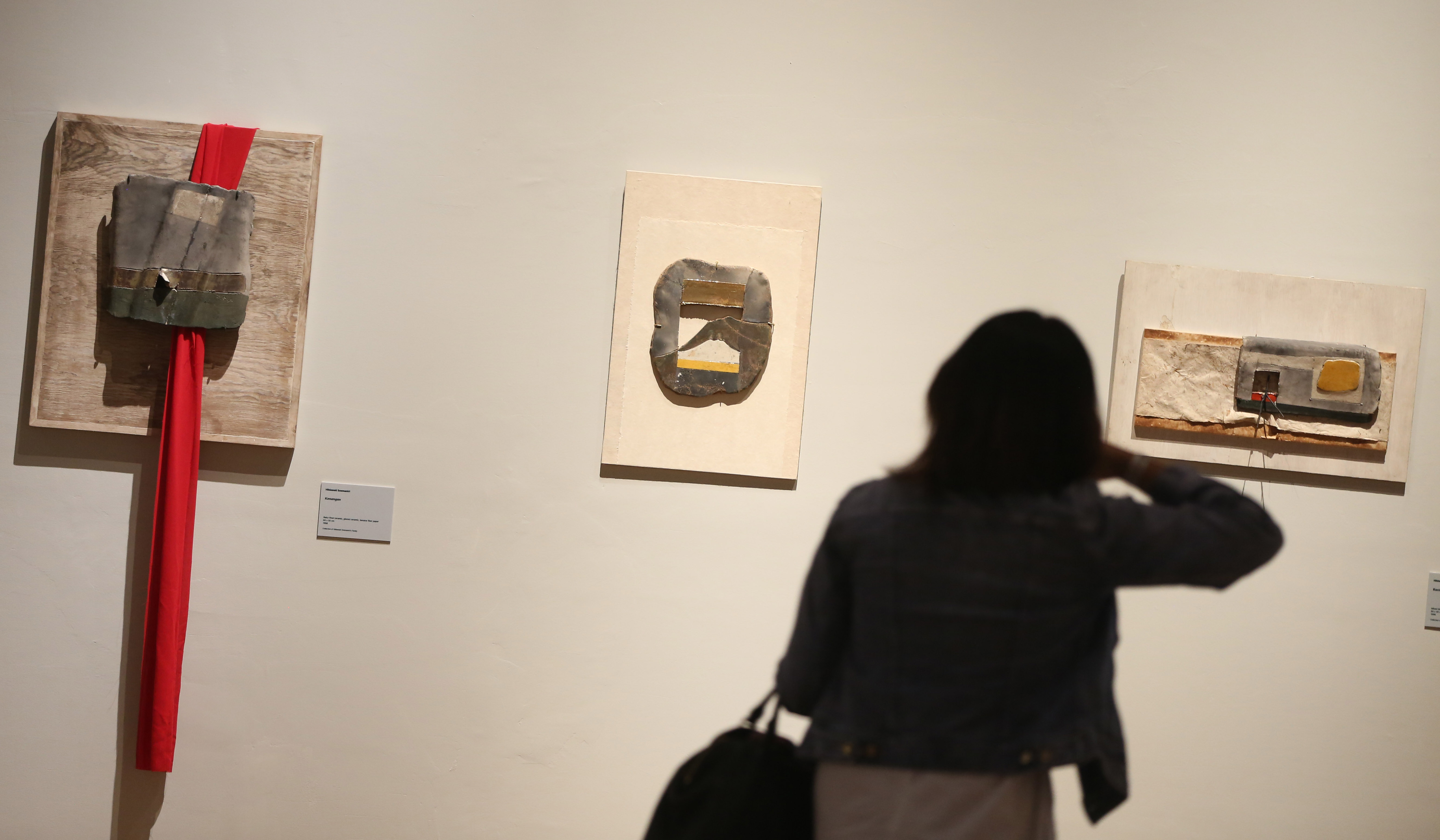 Pameran Indonesian Women Artist #4: On The Map di Galeri Nasional. (Agus Priatna/SinPo.id)