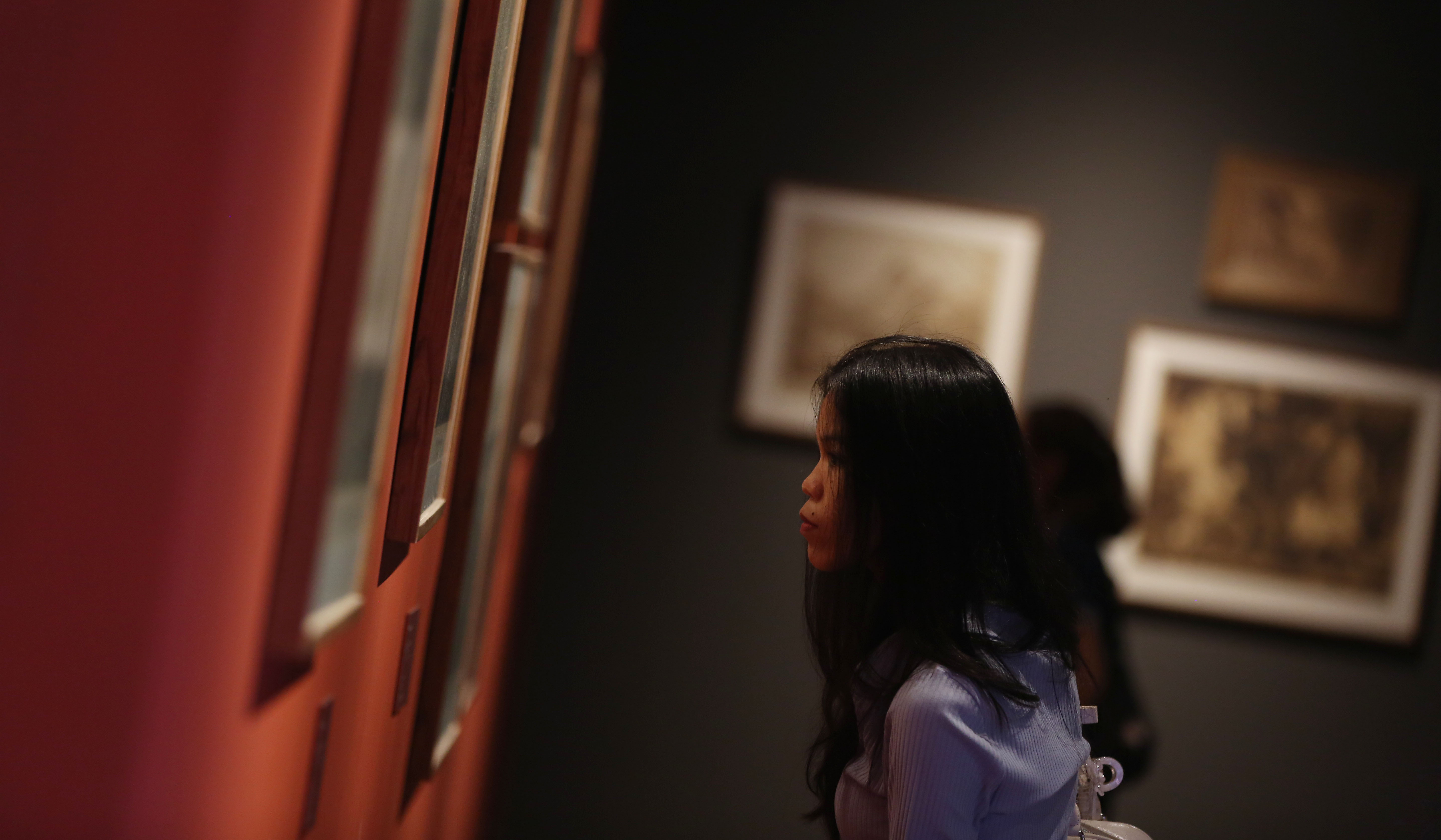 Pameran Indonesian Women Artist #4: On The Map di Galeri Nasional. (Agus Priatna/SinPo.id)