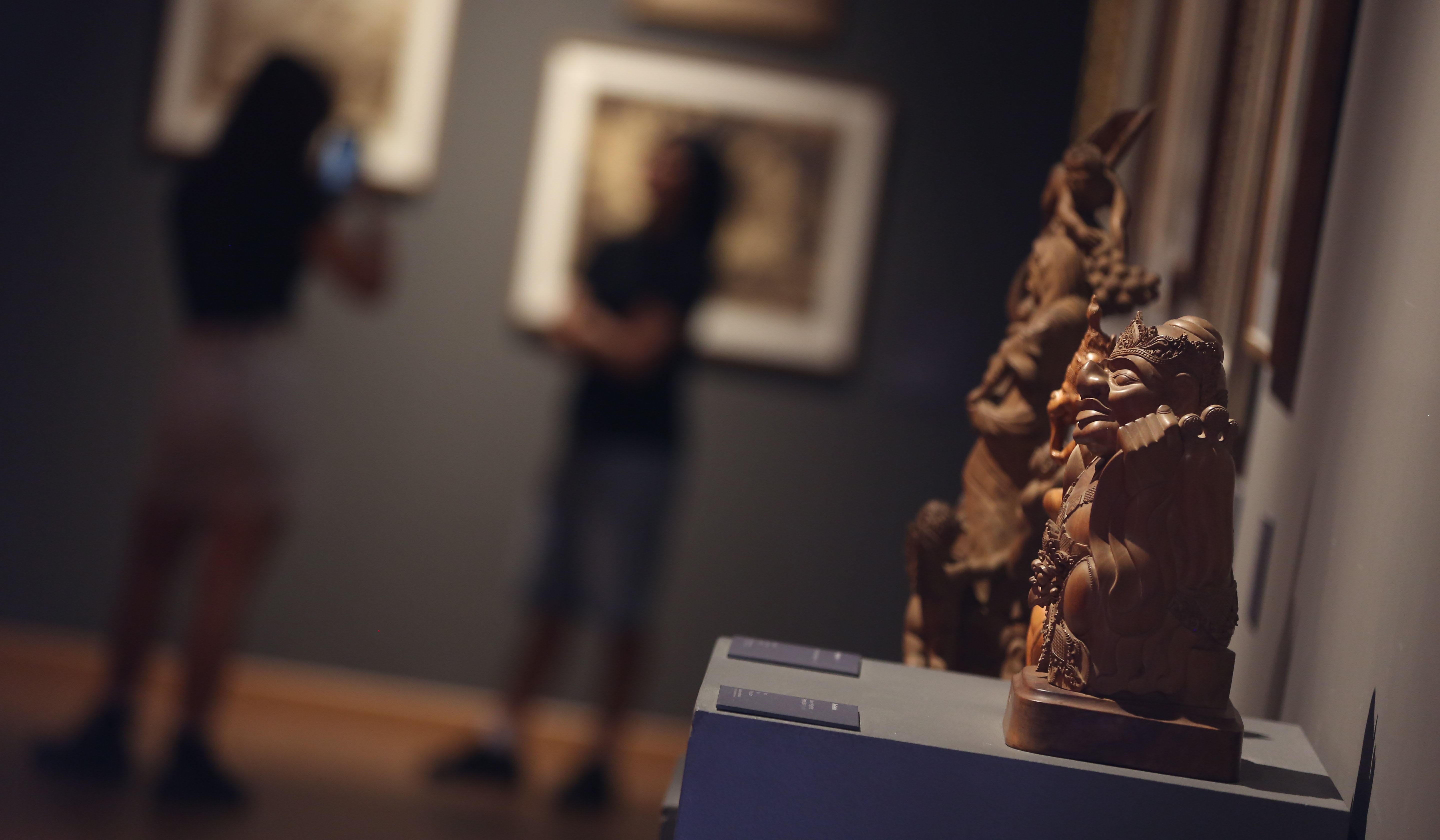 Pameran Indonesian Women Artist #4: On The Map di Galeri Nasional. (Agus Priatna/SinPo.id)