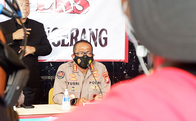 Konferensi Pers Identifikasi Korban Kebakaran Lapas Tangerang 