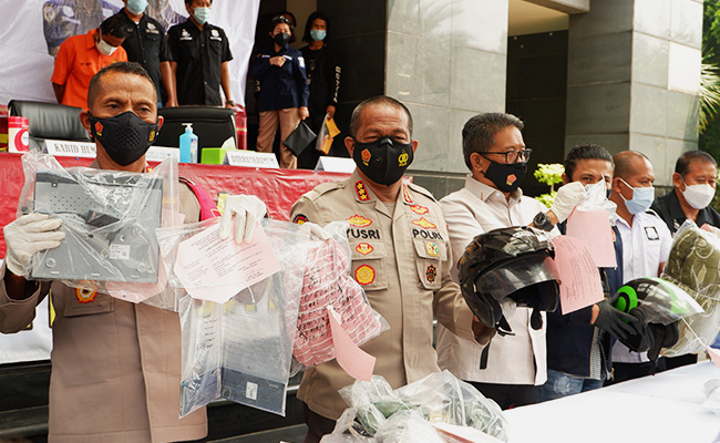 KonferensI Pers Polda Metro Jaya 