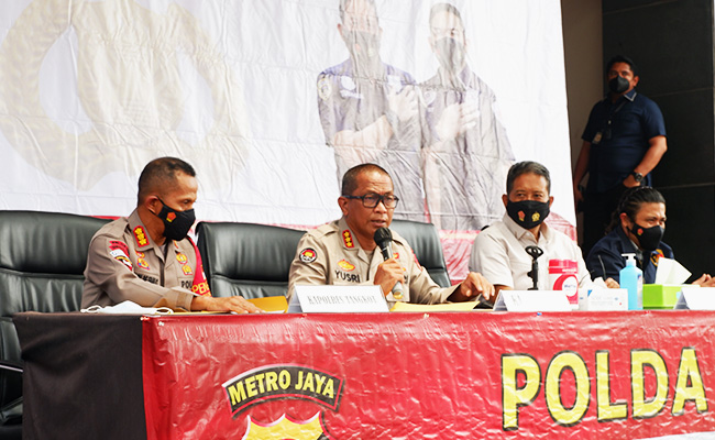 KonferensI Pers Polda Metro Jaya 