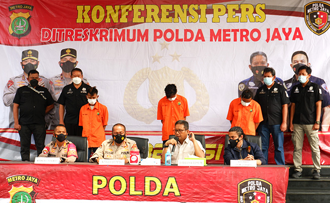 KonferensI Pers Polda Metro Jaya 
