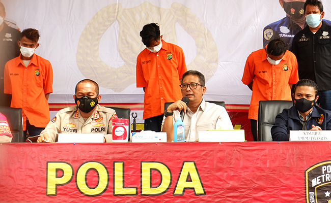 KonferensI Pers Polda Metro Jaya 