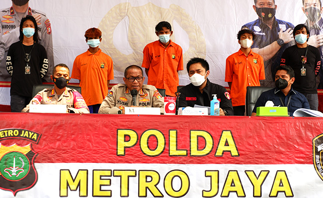 KonferensI Pers Polda Metro Jaya 