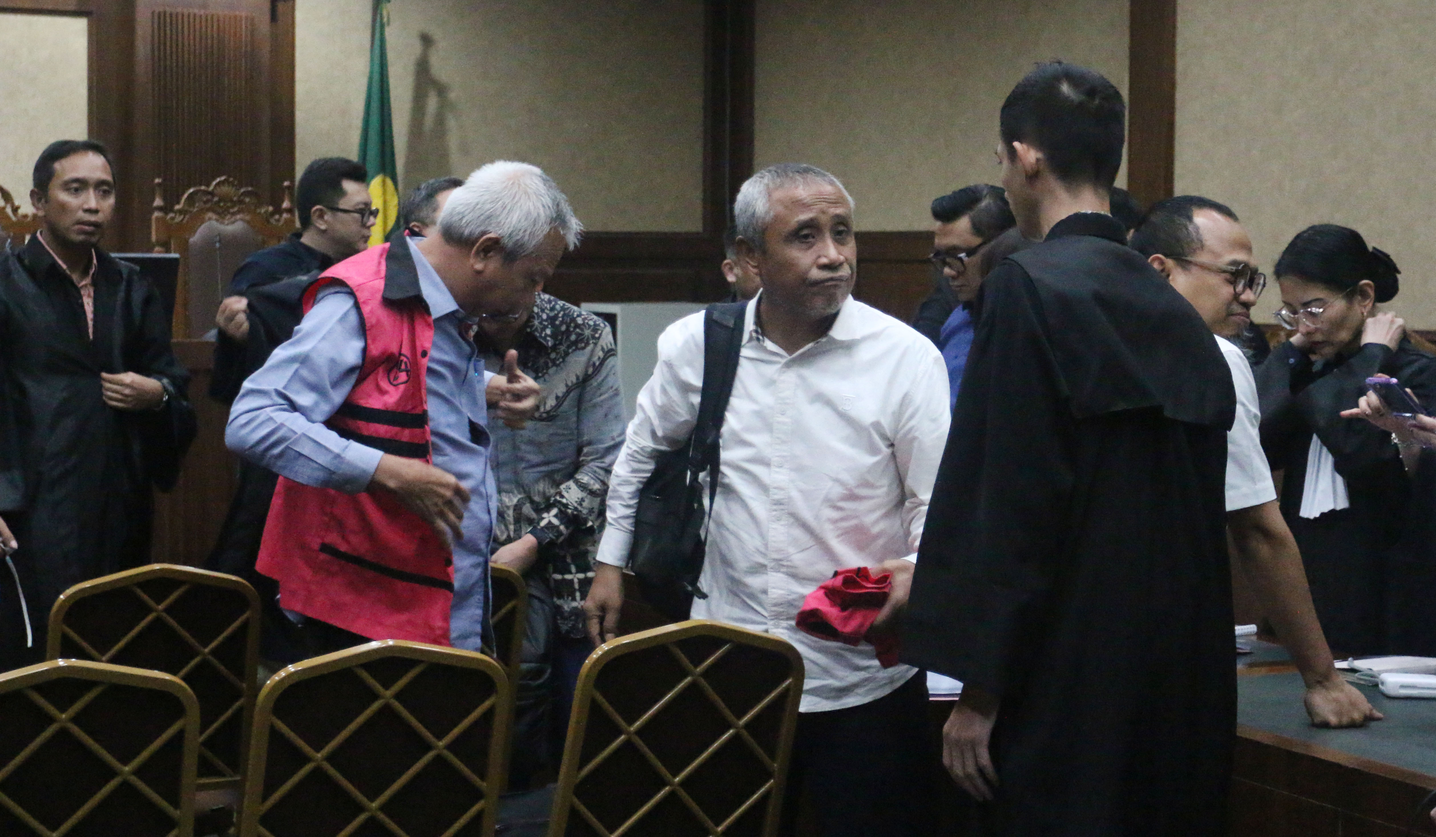 Sidang tuntutan kasus korupsi tata kelola minyak mentah. (Agus Priatna/SinPo.id)