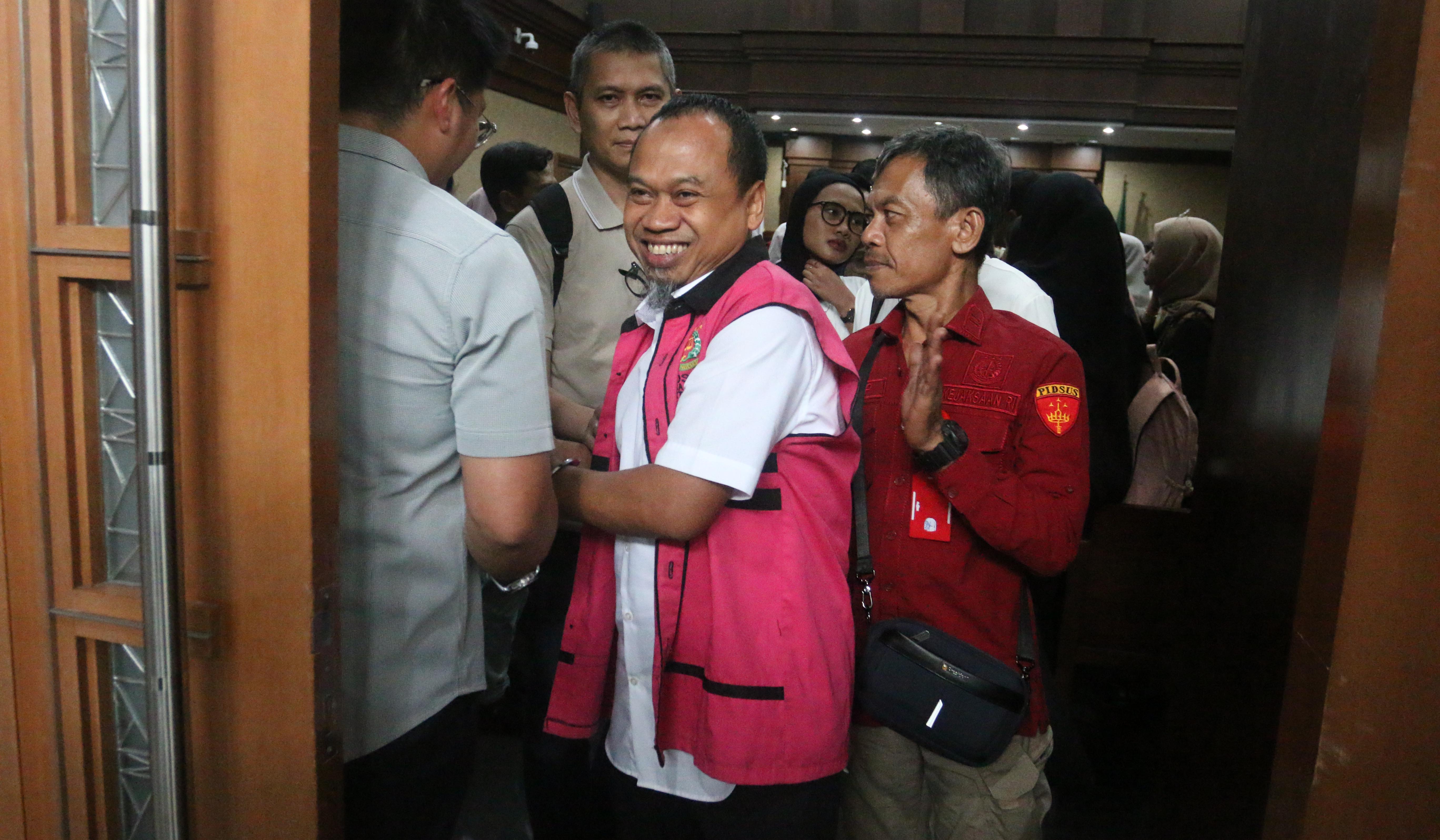 Sidang tuntutan kasus korupsi tata kelola minyak mentah. (Agus Priatna/SinPo.id)