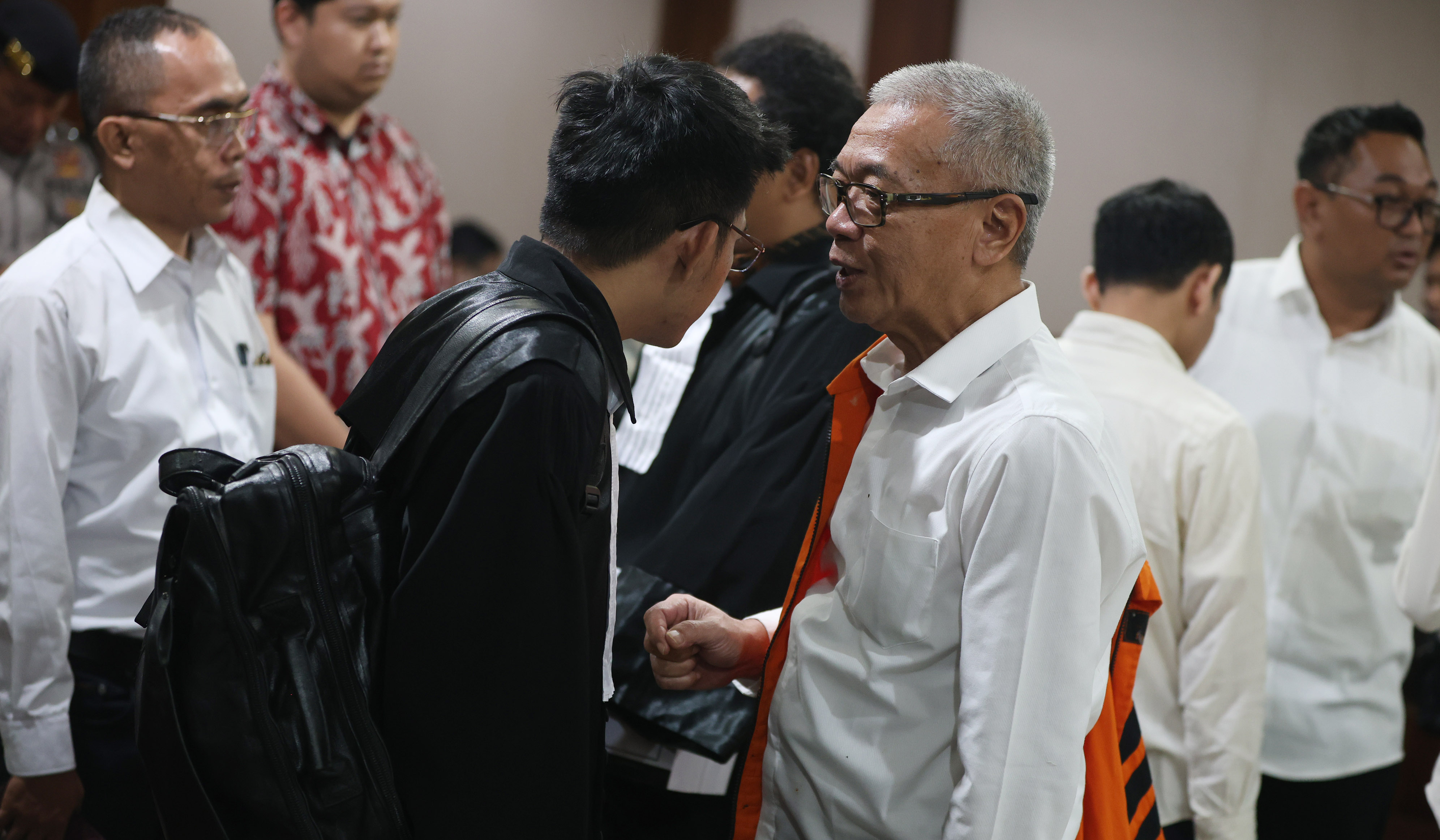 Sidang tuntutan korupsi izin TKA Kemnaker. (Agus Priatna/SinPo.id)