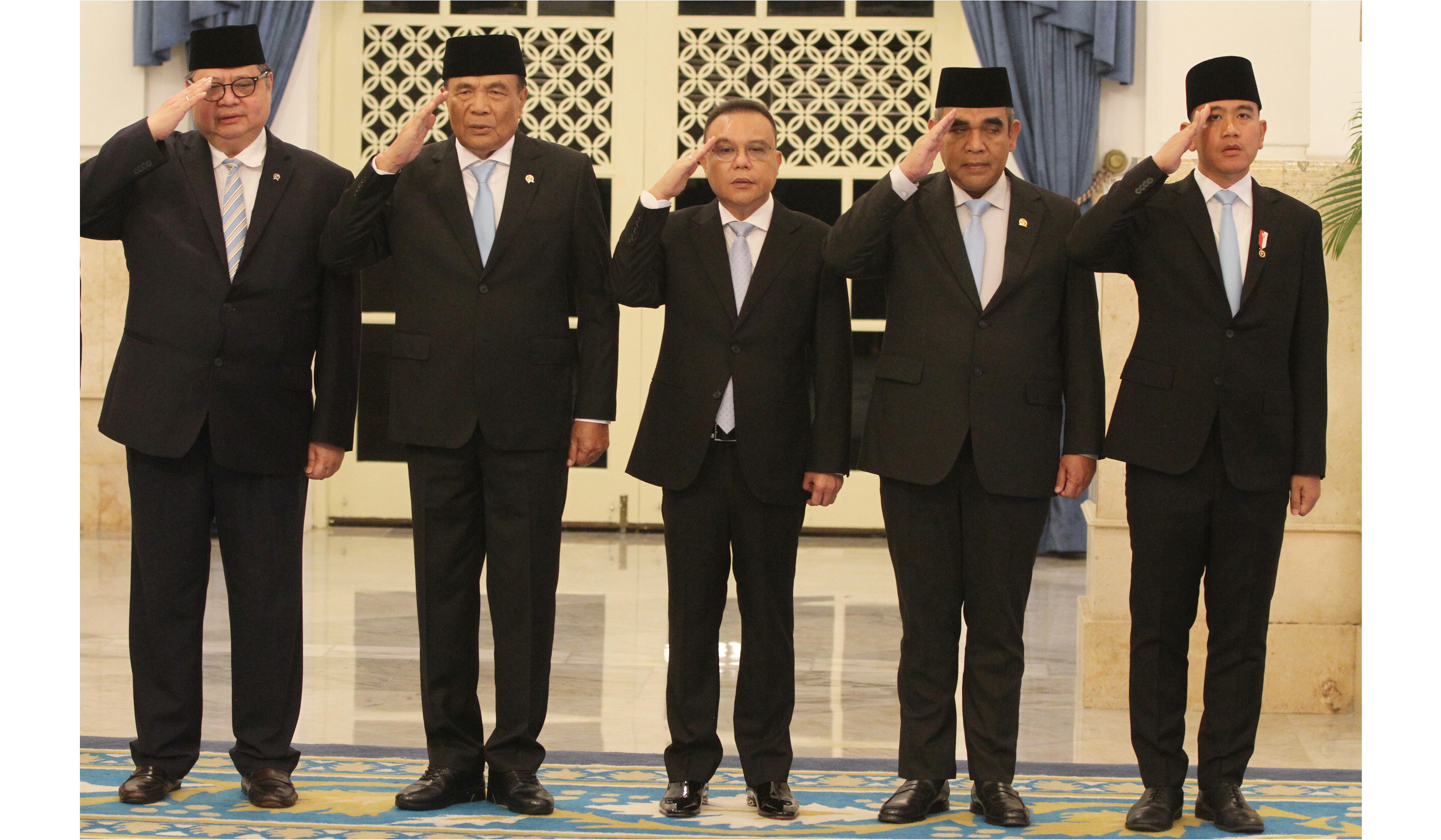 Prabowo lantik Abdul Kadir Karding sebagai Kepala Badan Karantina. (Agus Priatna/SinPo.id)