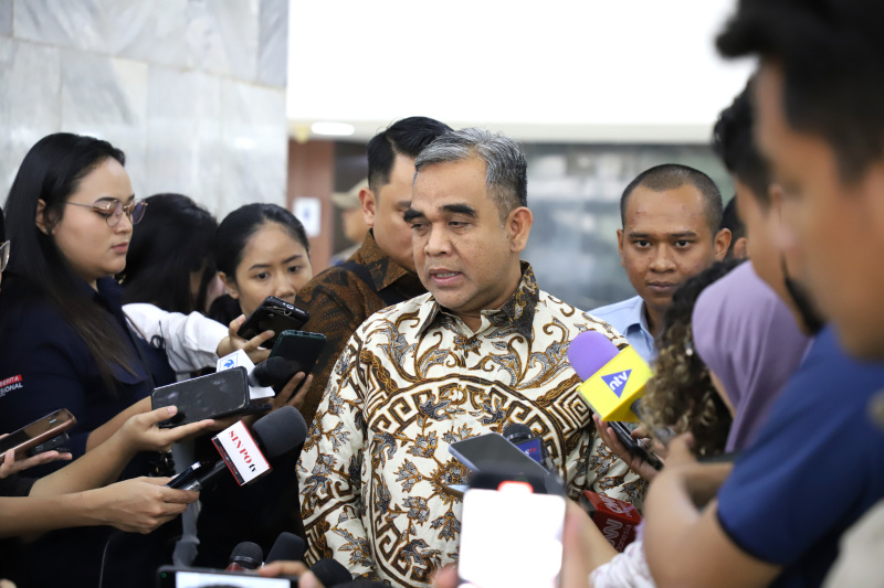 Sekjen Partai Gerindra Ahmad Muzani puji permintaan maaf Presiden Jokowi kepada rakyat Indonesia (Ashar/SinPo.id)