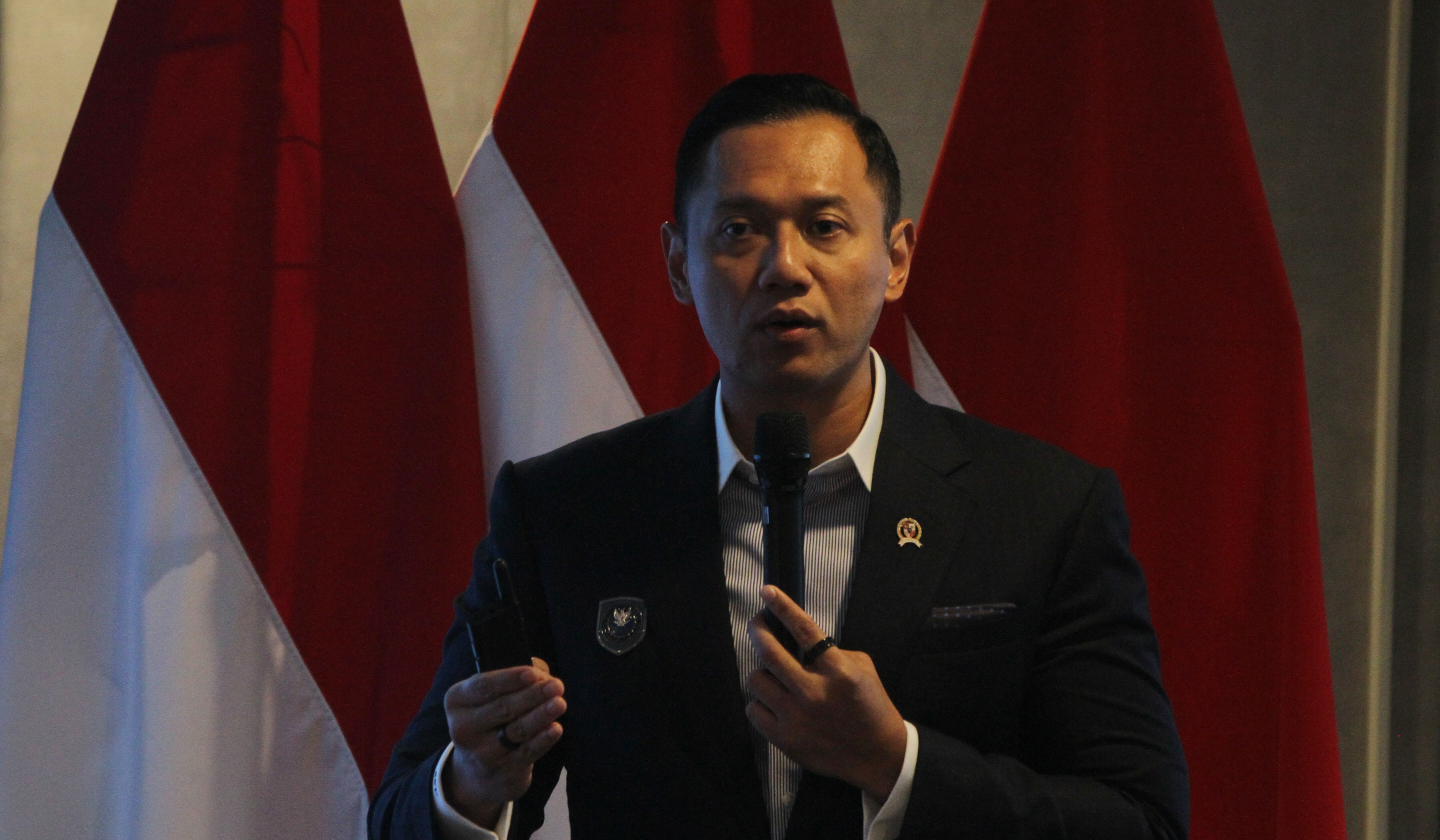 Paparan satu tahun pemerintahan Prabowo-Gibran. (Agus Priatna/SinPo.id)