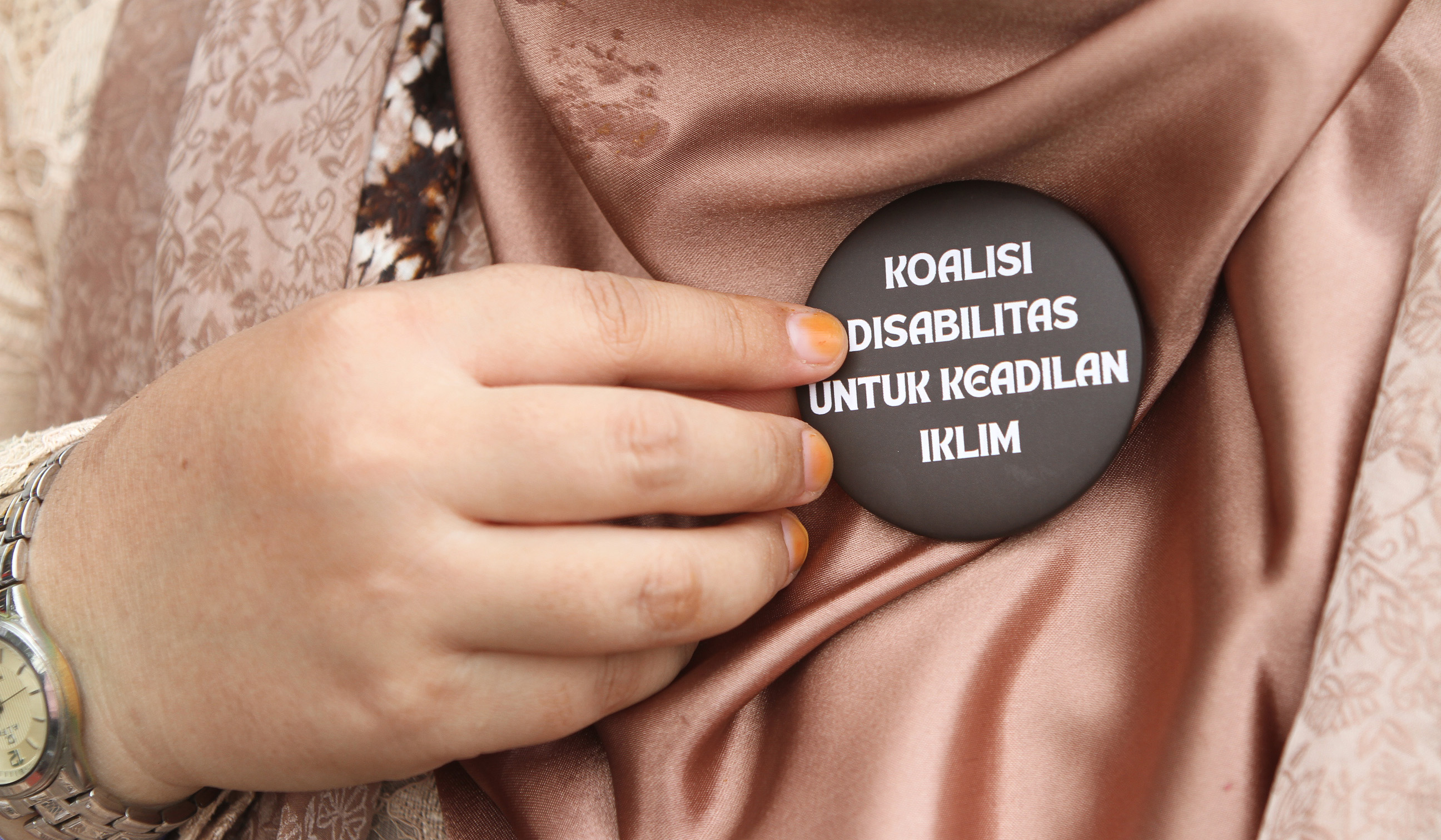 Aksi peduli iklim di Jakarta. (Agus Priatna/SinPo.id)