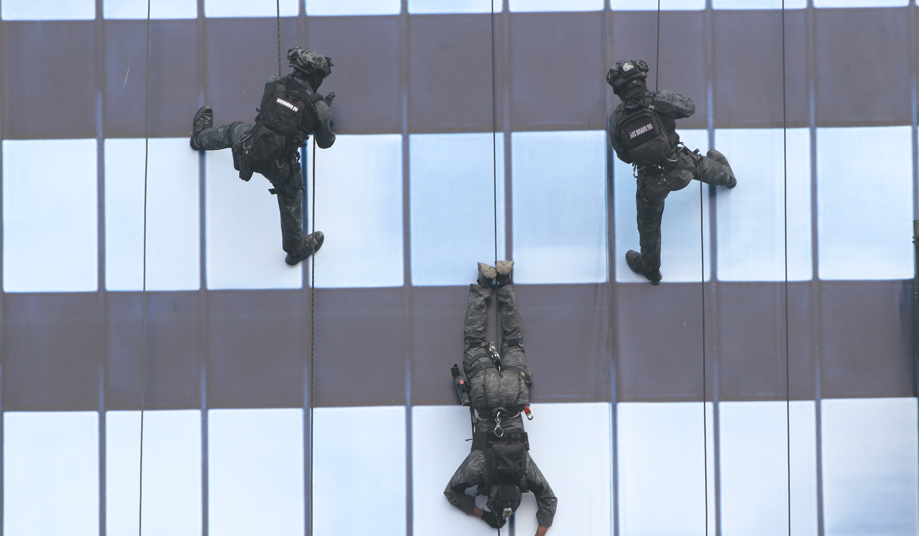 Gladi bersih HUT TNI. (Agus Priatna/SinPo.id)